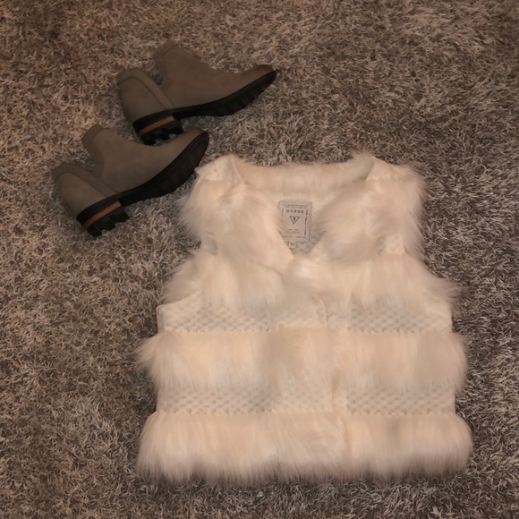 Guess Jackets & Blazers - Guess Faux Fur Vest